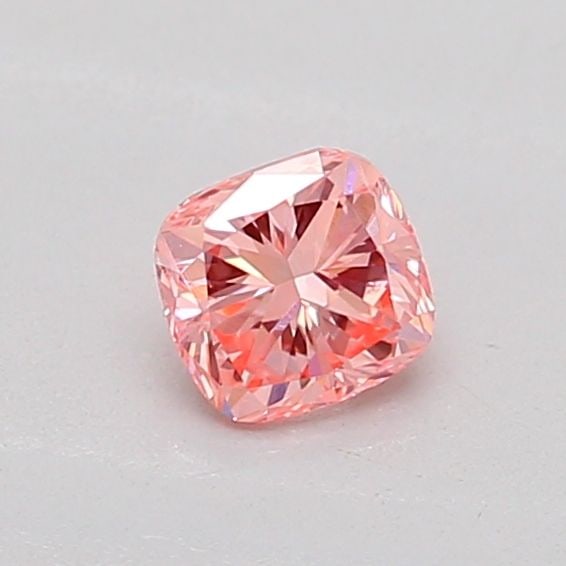 Loose Diamond - CUSHION MODIFIED 0.23ct Fancy Vivid Pink VS2: Loose Diamond - CUSHION MODIFIED 0.23ct Fancy Vivid Pink VS2 Source: This is a real non-mined Diamond that has been grown in a lab Shape: CUSHION MODIFIED Carats: 0.23 Color: Fancy Vivid Pink Certific