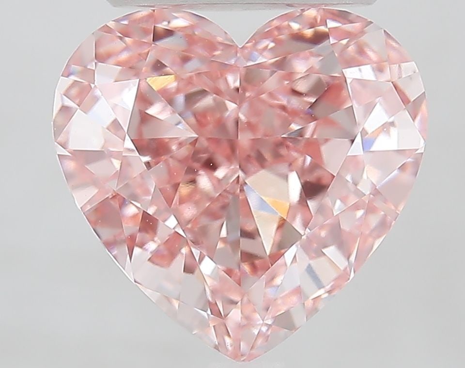 Loose Diamond - HEART 5.06ct Fancy Vivid Pink VVS2: Loose Diamond - HEART 5.06ct Fancy Vivid Pink VVS2 Source: This is a real non-mined Diamond that has been grown in a lab Shape: HEART Carats: 5.06 Color: Fancy Vivid Pink Certification: IGI Video: