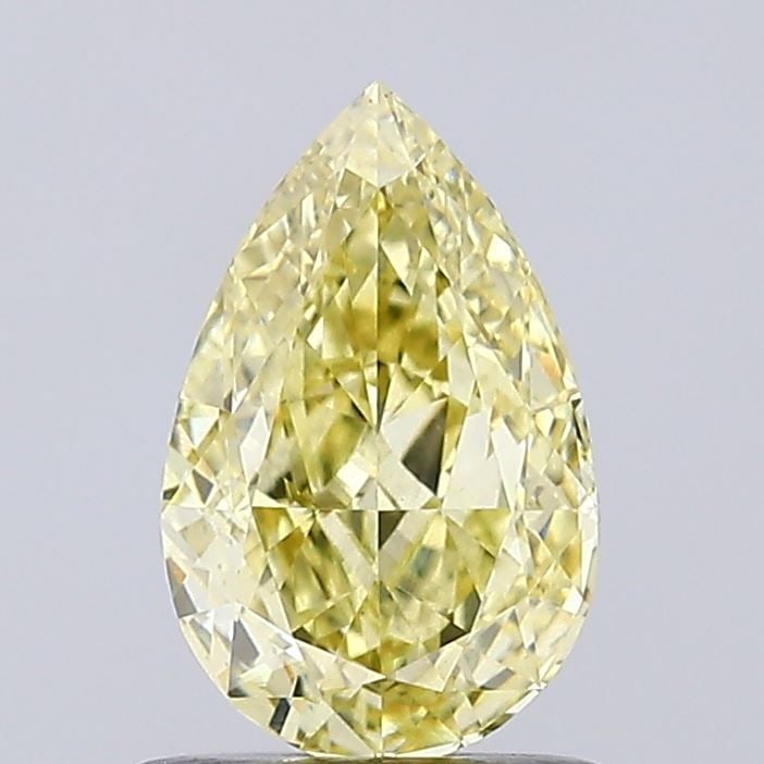 Loose Diamond - PEAR 1.11ct Fancy Intense Yellow VS1: Loose Diamond - PEAR 1.11ct Fancy Intense Yellow VS1 Source: This is a real non-mined Diamond that has been grown in a lab Shape: PEAR Carats: 1.11 Color: Fancy Intense Yellow Certification: IGI Video