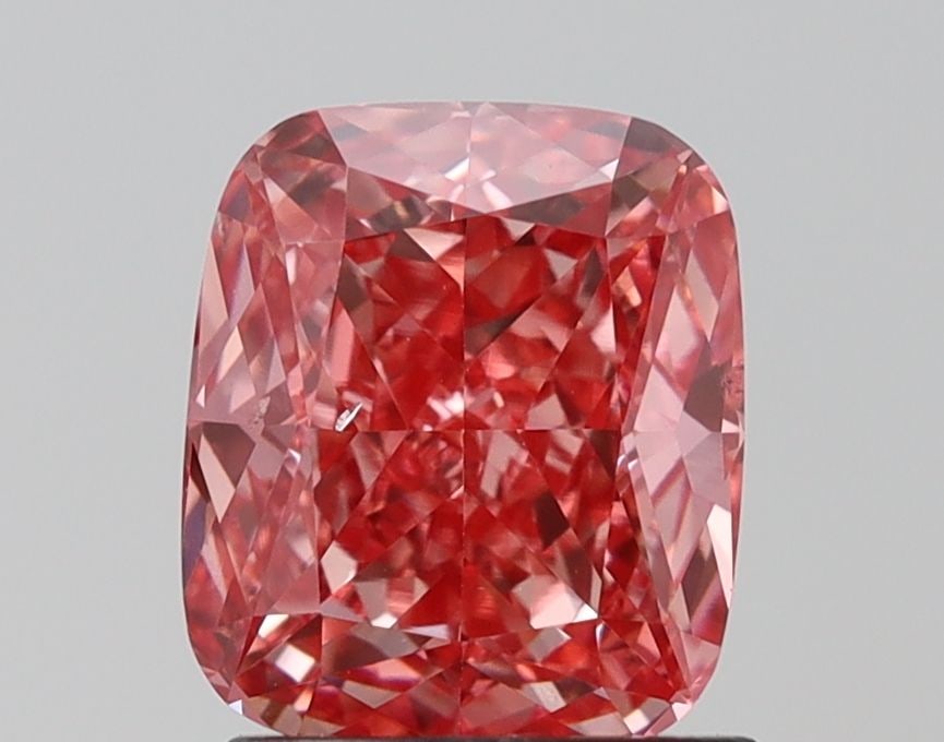 Loose Diamond - CUSHION MODIFIED 1.51ct Fancy Vivid Pink VS2: Loose Diamond - CUSHION MODIFIED 1.51ct Fancy Vivid Pink VS2 Source: This is a real non-mined Diamond that has been grown in a lab Shape: CUSHION MODIFIED Carats: 1.51 Color: Fancy Vivid Pink Certific
