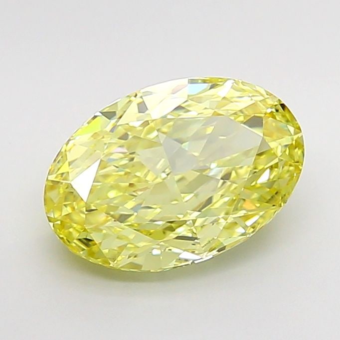 Loose Diamond - OVAL 3.01ct Fancy Intense Yellow VVS1: Loose Diamond - OVAL 3.01ct Fancy Intense Yellow VVS1 Source: This is a real non-mined Diamond that has been grown in a lab Shape: OVAL Carats: 3.01 Color: Fancy Intense Yellow Certification: IGI Vide