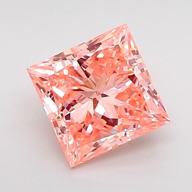 Loose Diamond - PRINCESS 1.59ct Fancy Intense Pink VS1: Loose Diamond - PRINCESS 1.59ct Fancy Intense Pink VS1 Source: This is a real non-mined Diamond that has been grown in a lab Shape: PRINCESS Carats: 1.59 Color: Fancy Intense Pink Certification: IGI V