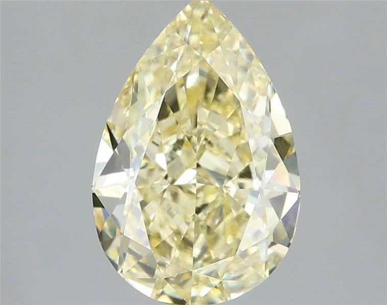Loose Diamond - PEAR 2.1ct Fancy Yellow VS1: Loose Diamond - PEAR 2.1ct Fancy Yellow VS1 Source: This is a real non-mined Diamond that has been grown in a lab Shape: PEAR Carats: 2.1 Color: Fancy Yellow Certification: IGI Video: