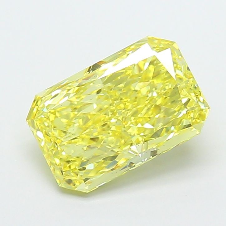 Loose Diamond - RADIANT 3.24ct Fancy Vivid Yellow VS2: Loose Diamond - RADIANT 3.24ct Fancy Vivid Yellow VS2 Source: This is a real non-mined Diamond that has been grown in a lab Shape: RADIANT Carats: 3.24 Color: Fancy Vivid Yellow Certification: IGI Vid