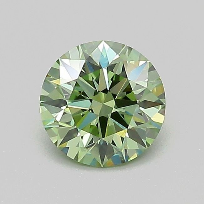 Loose Diamond - ROUND 0.73ct Fancy Vivid Green VVS2: Loose Diamond - ROUND 0.73ct Fancy Vivid Green VVS2 Source: This is a real non-mined Diamond that has been grown in a lab Shape: ROUND Carats: 0.73 Color: Fancy Vivid Green Certification: IGI Video:
