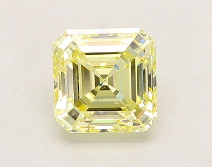Loose Diamond - ASSCHER 1.05ct Fancy Yellow VVS2: Loose Diamond - ASSCHER 1.05ct Fancy Yellow VVS2 Source: This is a real non-mined Diamond that has been grown in a lab Shape: ASSCHER Carats: 1.05 Color: Fancy Yellow Certification: IGI Video: