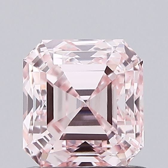 Loose Diamond - ASSCHER 1.08ct Fancy Pink VVS2: Loose Diamond - ASSCHER 1.08ct Fancy Pink VVS2 Source: This is a real non-mined Diamond that has been grown in a lab Shape: ASSCHER Carats: 1.08 Color: Fancy Pink Certification: IGI Video: