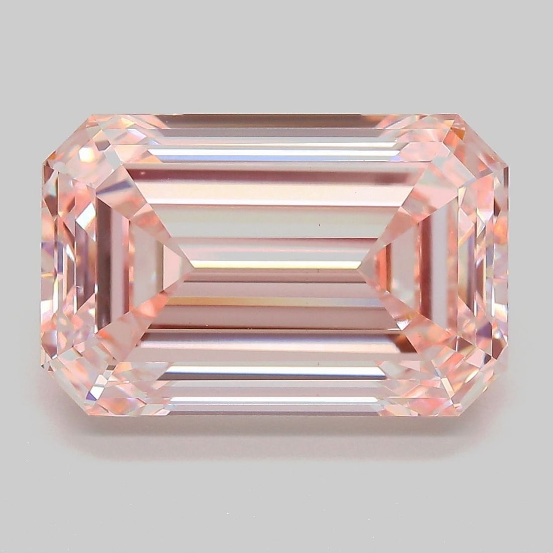 Loose Diamond - EMERALD 10.08ct Fancy Intense Pink VS1: Loose Diamond - EMERALD 10.08ct Fancy Intense Pink VS1 Source: This is a real non-mined Diamond that has been grown in a lab Shape: EMERALD Carats: 10.08 Color: Fancy Intense Pink Certification: IGI V