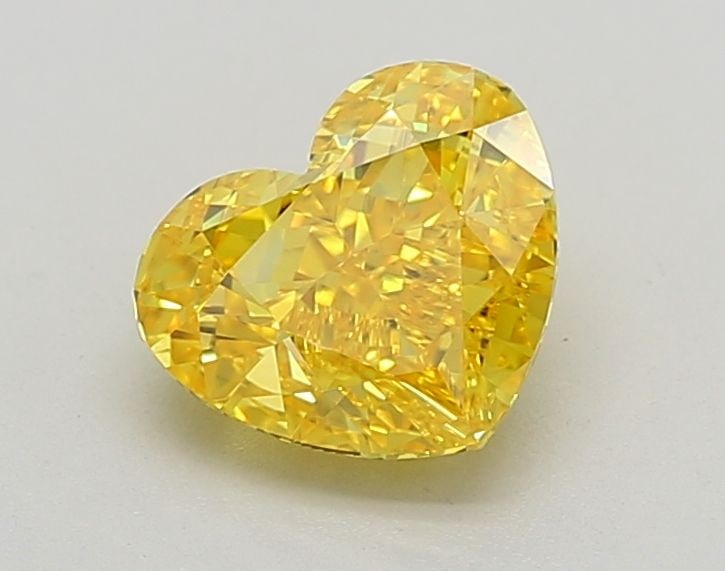 Loose Diamond - HEART 1.74ct Fancy Vivid Yellow VVS2: Loose Diamond - HEART 1.74ct Fancy Vivid Yellow VVS2 Source: This is a real non-mined Diamond that has been grown in a lab Shape: HEART Carats: 1.74 Color: Fancy Vivid Yellow Certification: IGI Video: