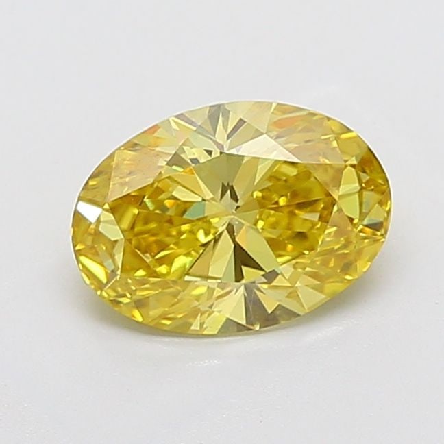 Loose Diamond - OVAL 2.39ct Fancy Vivid Yellow VS1: Loose Diamond - OVAL 2.39ct Fancy Vivid Yellow VS1 Source: This is a real non-mined Diamond that has been grown in a lab Shape: OVAL Carats: 2.39 Color: Fancy Vivid Yellow Certification: IGI Video: