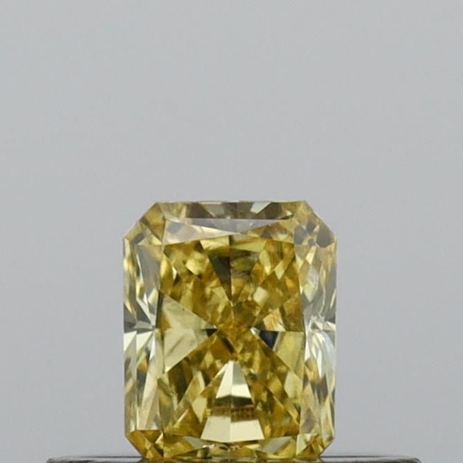 Loose Diamond - RADIANT 0.31ct Fancy Intense Yellow VS2: Loose Diamond - RADIANT 0.31ct Fancy Intense Yellow VS2 Source: This is a real non-mined Diamond that has been grown in a lab Shape: RADIANT Carats: 0.31 Color: Fancy Intense Yellow Certification: IGI