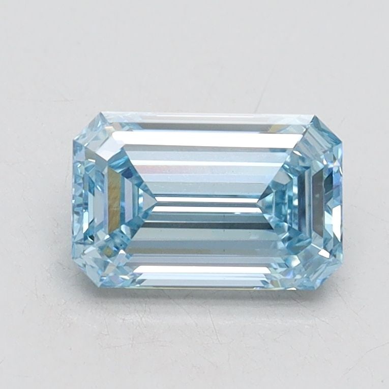 Loose Diamond - EMERALD 1.01ct Fancy Intense Blue VS1: Loose Diamond - EMERALD 1.01ct Fancy Intense Blue VS1 Source: This is a real non-mined Diamond that has been grown in a lab Shape: EMERALD Carats: 1.01 Color: Fancy Intense Blue Certification: IGI Vid