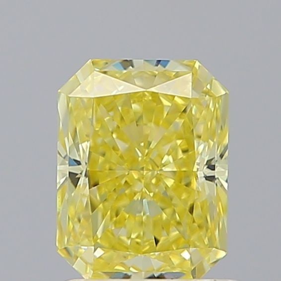 Loose Diamond - RADIANT 1.06ct Fancy Intense Yellow IF: Loose Diamond - RADIANT 1.06ct Fancy Intense Yellow IF Source: This is a real non-mined Diamond that has been grown in a lab Shape: RADIANT Carats: 1.06 Color: Fancy Intense Yellow Certification: IGI 