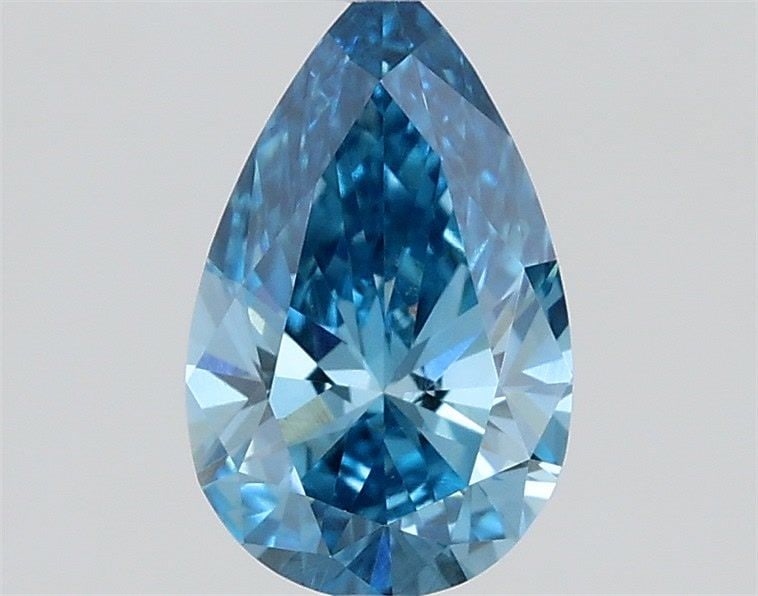 Loose Diamond - PEAR 0.51ct Fancy Vivid Blue VS1: Loose Diamond - PEAR 0.51ct Fancy Vivid Blue VS1 Source: This is a real non-mined Diamond that has been grown in a lab Shape: PEAR Carats: 0.51 Color: Fancy Vivid Blue Certification: IGI Video: