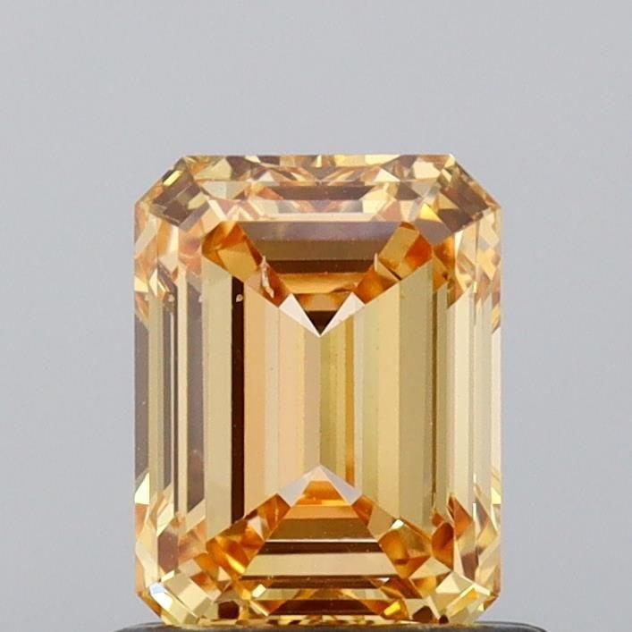Loose Diamond - EMERALD 1.0ct Fancy Vivid Yellow SI1: Loose Diamond - EMERALD 1.0ct Fancy Vivid Yellow SI1 Source: This is a real non-mined Diamond that has been grown in a lab Shape: EMERALD Carats: 1.0 Color: Fancy Vivid Yellow Certification: NONE Vide