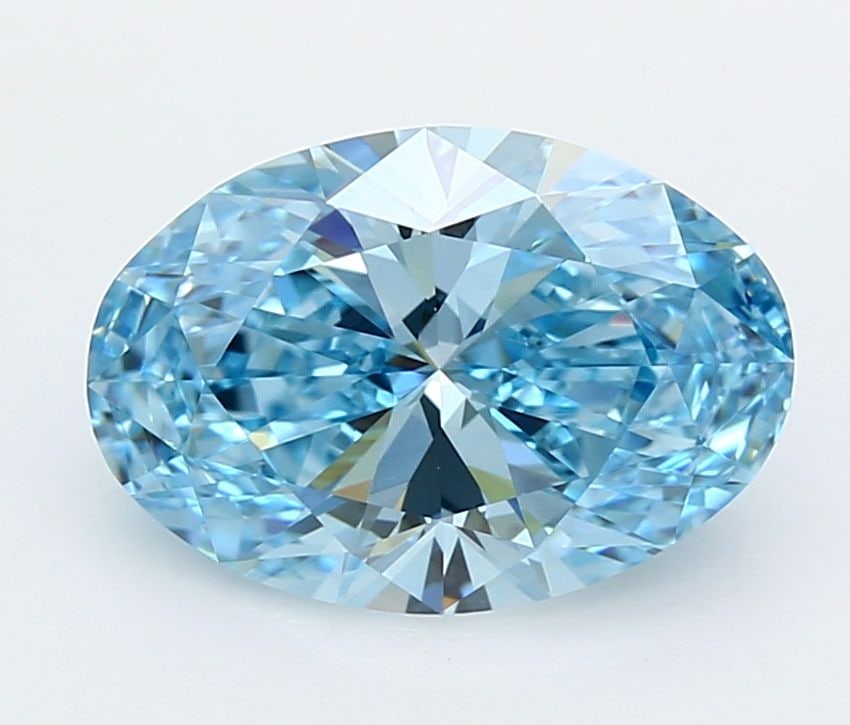 Loose Diamond - OVAL 3.17ct Fancy Vivid Blue VVS1: Loose Diamond - OVAL 3.17ct Fancy Vivid Blue VVS1 Source: This is a real non-mined Diamond that has been grown in a lab Shape: OVAL Carats: 3.17 Color: Fancy Vivid Blue Certification: IGI Video: