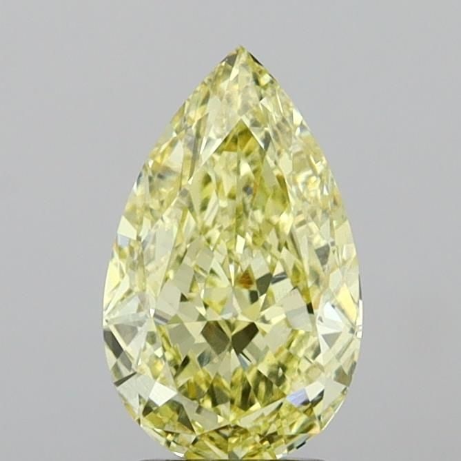 Loose Diamond - PEAR 3.01ct Fancy Intense Yellow VS1: Loose Diamond - PEAR 3.01ct Fancy Intense Yellow VS1 Source: This is a real non-mined Diamond that has been grown in a lab Shape: PEAR Carats: 3.01 Color: Fancy Intense Yellow Certification: IGI The D