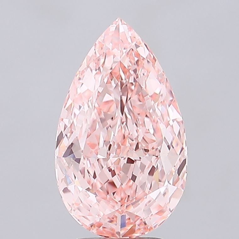 Loose Diamond - PEAR 4.64ct Fancy Vivid Pink VVS2: Loose Diamond - PEAR 4.64ct Fancy Vivid Pink VVS2 Source: This is a real non-mined Diamond that has been grown in a lab Shape: PEAR Carats: 4.64 Color: Fancy Vivid Pink Certification: IGI Video: