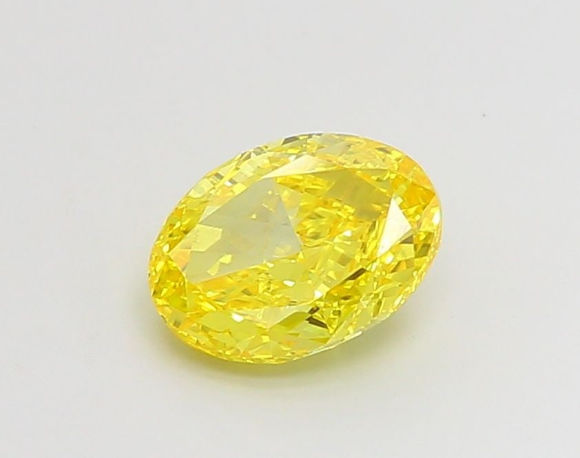 Loose Diamond - OVAL 1.51ct Fancy Vivid Yellow VVS1: Loose Diamond - OVAL 1.51ct Fancy Vivid Yellow VVS1 Source: This is a real non-mined Diamond that has been grown in a lab Shape: OVAL Carats: 1.51 Color: Fancy Vivid Yellow Certification: IGI Video: