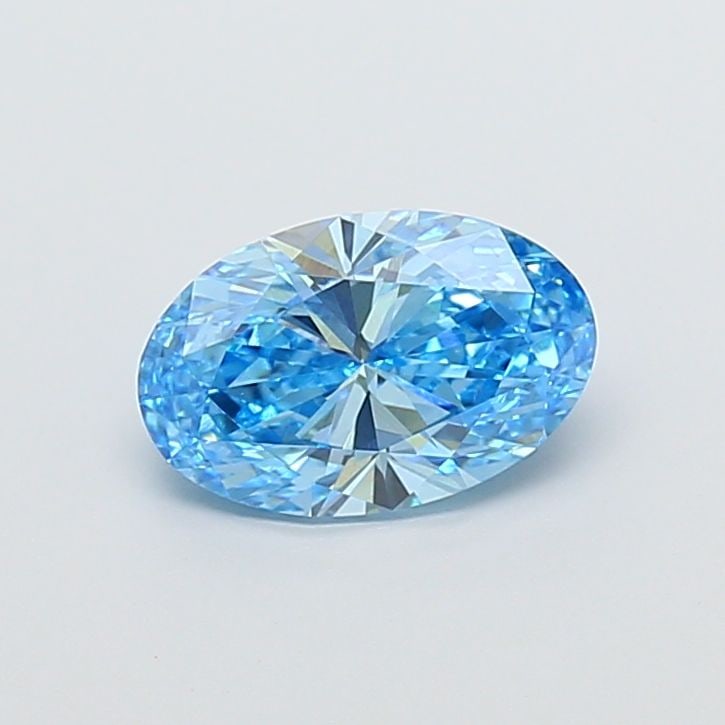 Loose Diamond - OVAL 1.71ct Fancy Vivid Blue VS1: Loose Diamond - OVAL 1.71ct Fancy Vivid Blue VS1 Source: This is a real non-mined Diamond that has been grown in a lab Shape: OVAL Carats: 1.71 Color: Fancy Vivid Blue Certification: IGI Video: