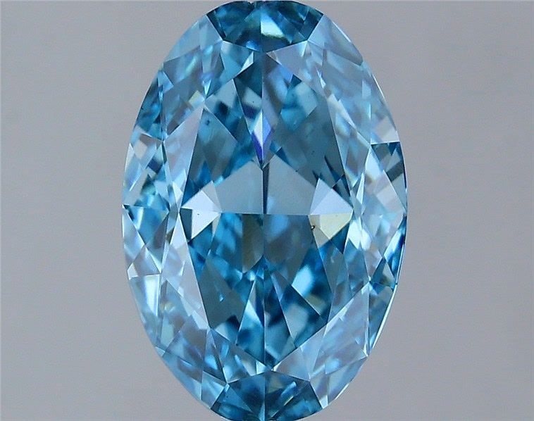 Loose Diamond - OVAL 1.53ct Fancy Vivid Blue VS1: Loose Diamond - OVAL 1.53ct Fancy Vivid Blue VS1 Source: This is a real non-mined Diamond that has been grown in a lab Shape: OVAL Carats: 1.53 Color: Fancy Vivid Blue Certification: IGI Video: