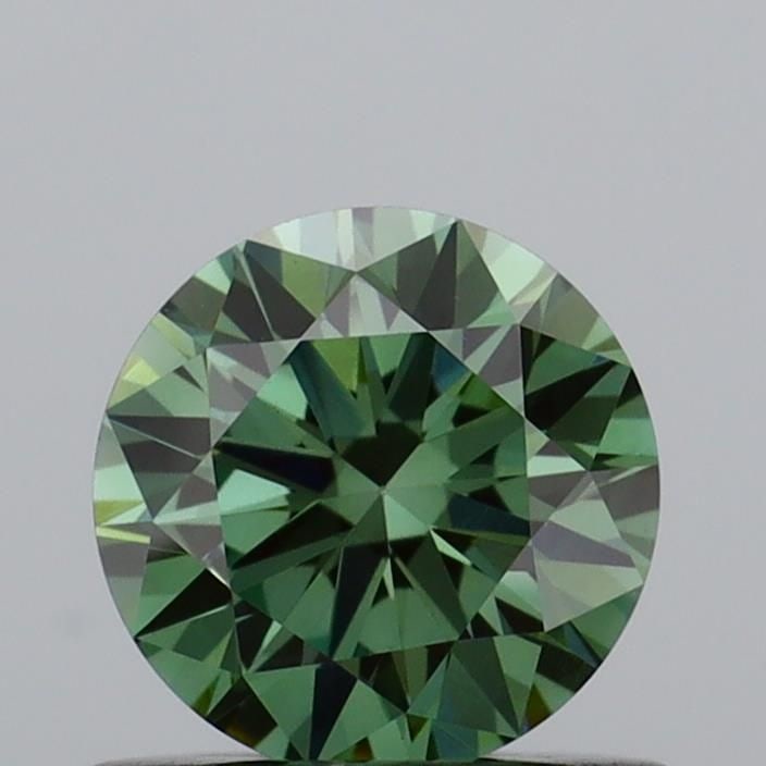 Loose Diamond - ROUND 0.63ct Fancy Vivid Green VVS2: Loose Diamond - ROUND 0.63ct Fancy Vivid Green VVS2 Source: This is a real non-mined Diamond that has been grown in a lab Shape: ROUND Carats: 0.63 Color: Fancy Vivid Green Certification: IGI Video: