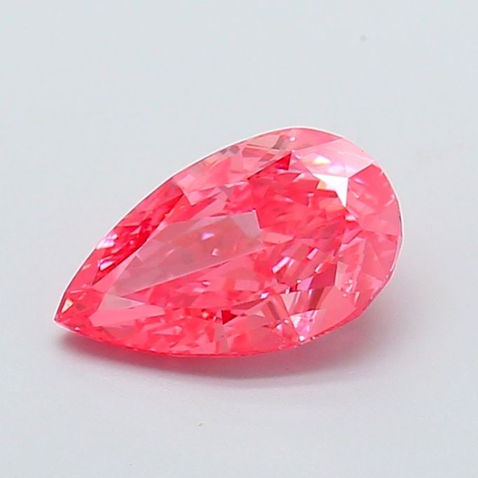 Loose Diamond - PEAR 1.27ct Fancy Vivid Pink VS1: Loose Diamond - PEAR 1.27ct Fancy Vivid Pink VS1 Source: This is a real non-mined Diamond that has been grown in a lab Shape: PEAR Carats: 1.27 Color: Fancy Vivid Pink Certification: IGI Video:
