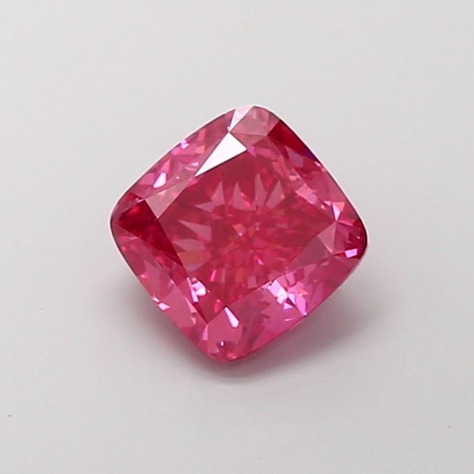 Loose Diamond - CUSHION BRILLIANT 2.09ct Fancy Vivid Pink VS1: Loose Diamond - CUSHION BRILLIANT 2.09ct Fancy Vivid Pink VS1 Source: This is a real non-mined Diamond that has been grown in a lab Shape: CUSHION BRILLIANT Carats: 2.09 Color: Fancy Vivid Pink Certif