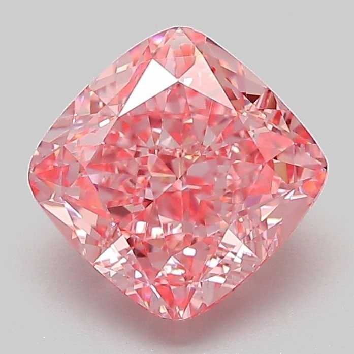 Loose Diamond - CUSHION MODIFIED 2.09ct Fancy Vivid Pink VVS2: Loose Diamond - CUSHION MODIFIED 2.09ct Fancy Vivid Pink VVS2 Source: This is a real non-mined Diamond that has been grown in a lab Shape: CUSHION MODIFIED Carats: 2.09 Color: Fancy Vivid Pink Certifi