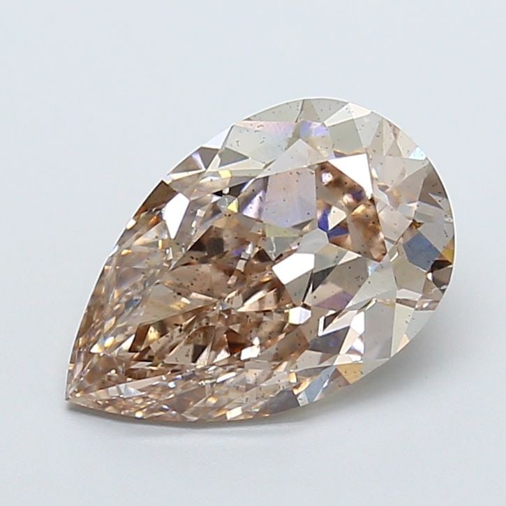 Loose Diamond - PEAR 4.37ct O-P SI1: Loose Diamond - PEAR 4.37ct O-P SI1 Source: This is a real non-mined Diamond that has been grown in a lab Shape: PEAR Carats: 4.37 Color: O-P Certification: IGI Video: