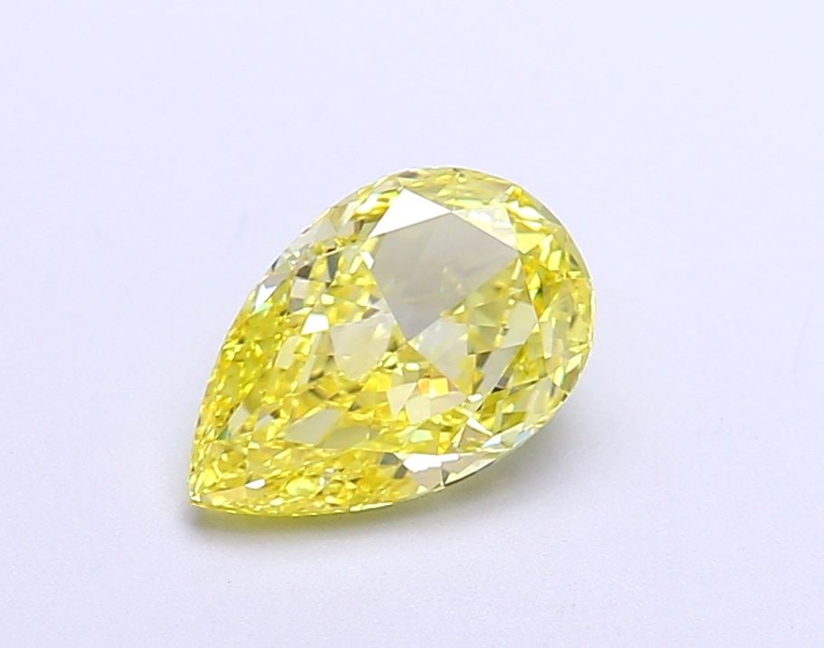Loose Diamond - PEAR 1.3ct Fancy Vivid Yellow IF: Loose Diamond - PEAR 1.3ct Fancy Vivid Yellow IF Source: This is a real non-mined Diamond that has been grown in a lab Shape: PEAR Carats: 1.3 Color: Fancy Vivid Yellow Certification: IGI Video: