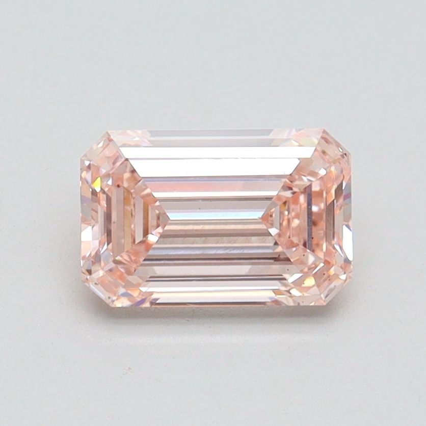 Loose Diamond - EMERALD 1.03ct Fancy Light Pink VS2: Loose Diamond - EMERALD 1.03ct Fancy Light Pink VS2 Source: This is a real non-mined Diamond that has been grown in a lab Shape: EMERALD Carats: 1.03 Color: Fancy Light Pink Certification: IGI Video: