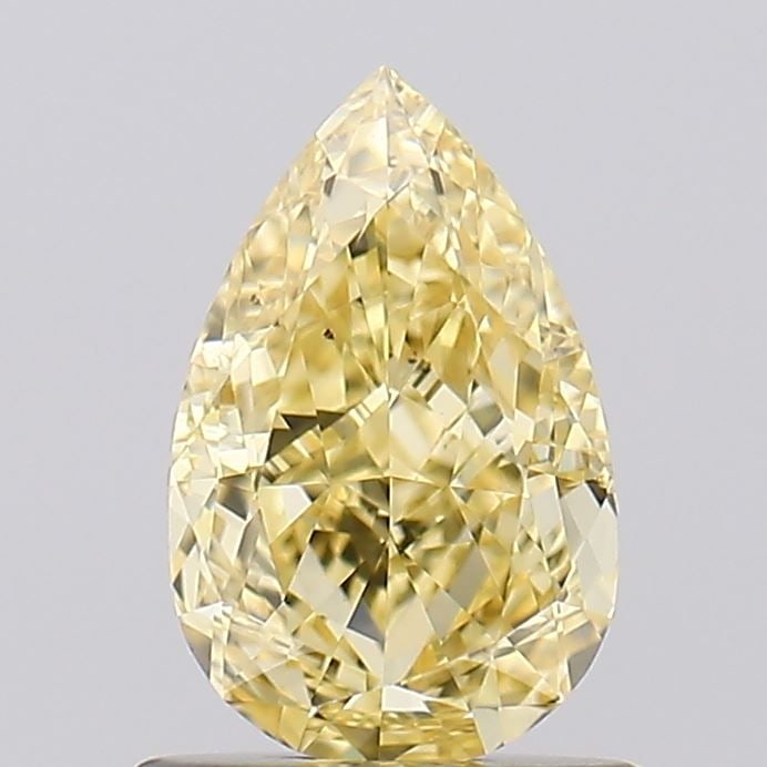 Loose Diamond - PEAR 1.01ct Fancy Intense Yellow VS2: Loose Diamond - PEAR 1.01ct Fancy Intense Yellow VS2 Source: This is a real non-mined Diamond that has been grown in a lab Shape: PEAR Carats: 1.01 Color: Fancy Intense Yellow Certification: IGI Video