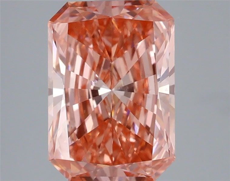 Loose Diamond - RADIANT 2.81ct Fancy Vivid Pink VS1: Loose Diamond - RADIANT 2.81ct Fancy Vivid Pink VS1 Source: This is a real non-mined Diamond that has been grown in a lab Shape: RADIANT Carats: 2.81 Color: Fancy Vivid Pink Certification: IGI Video: