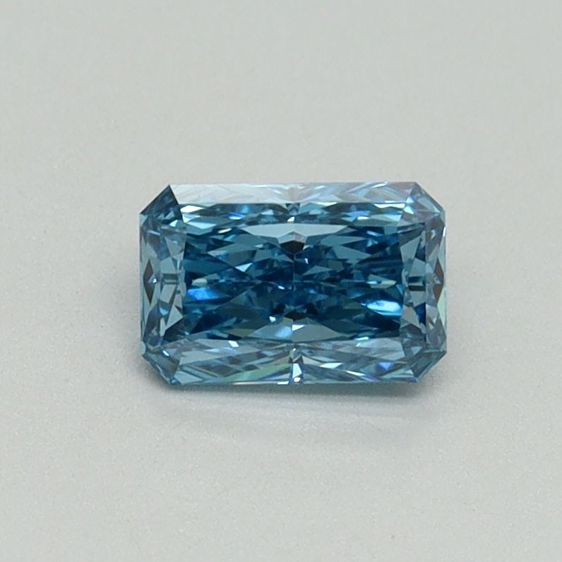 Loose Diamond - RADIANT 0.52ct Fancy Vivid Blue VS1: Loose Diamond - RADIANT 0.52ct Fancy Vivid Blue VS1 Source: This is a real non-mined Diamond that has been grown in a lab Shape: RADIANT Carats: 0.52 Color: Fancy Vivid Blue Certification: IGI Video:
