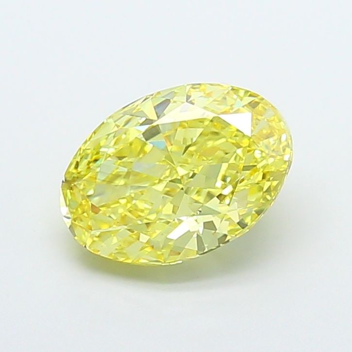 Loose Diamond - OVAL 5.01ct Fancy Intense Yellow VS1: Loose Diamond - OVAL 5.01ct Fancy Intense Yellow VS1 Source: This is a real non-mined Diamond that has been grown in a lab Shape: OVAL Carats: 5.01 Color: Fancy Intense Yellow Certification: IGI Video