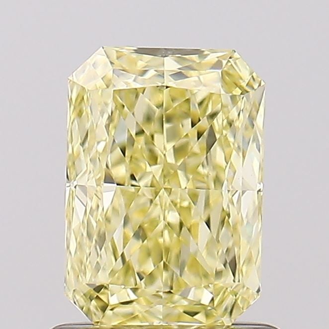 Loose Diamond - RADIANT 1.02ct Fancy Intense Yellow VS1: Loose Diamond - RADIANT 1.02ct Fancy Intense Yellow VS1 Source: This is a real non-mined Diamond that has been grown in a lab Shape: RADIANT Carats: 1.02 Color: Fancy Intense Yellow Certification: IGI