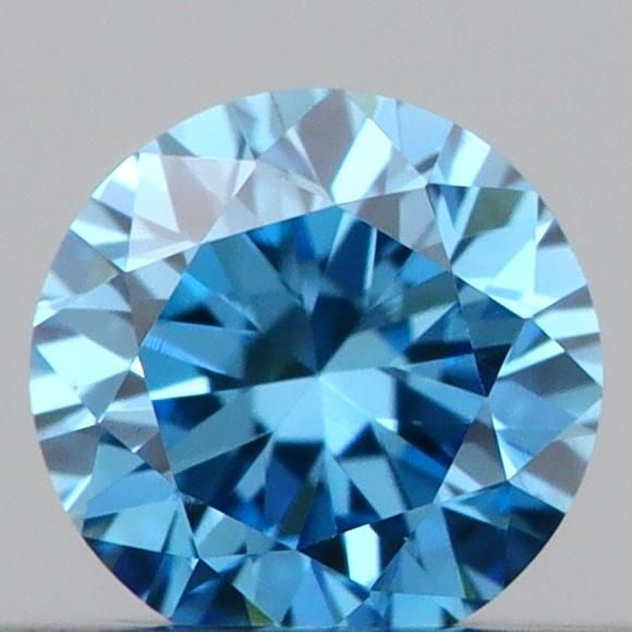 Loose Diamond - ROUND 0.18ct Fancy Vivid Blue VVS2: Loose Diamond - ROUND 0.18ct Fancy Vivid Blue VVS2 Source: This is a real non-mined Diamond that has been grown in a lab Shape: ROUND Carats: 0.18 Color: Fancy Vivid Blue Certification: IGI Video: