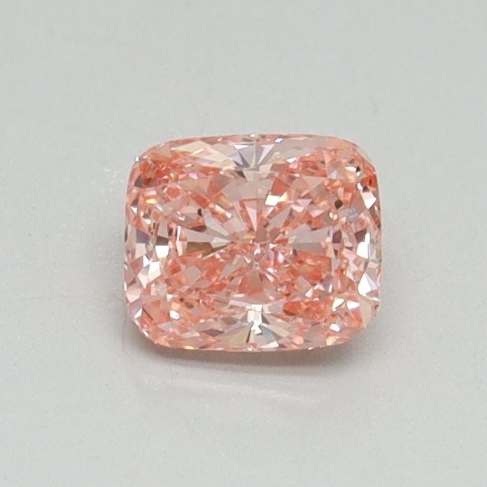 Loose Diamond - CUSHION MODIFIED 0.51ct Fancy Vivid Pink VS2: Loose Diamond - CUSHION MODIFIED 0.51ct Fancy Vivid Pink VS2 Source: This is a real non-mined Diamond that has been grown in a lab Shape: CUSHION MODIFIED Carats: 0.51 Color: Fancy Vivid Pink Certific