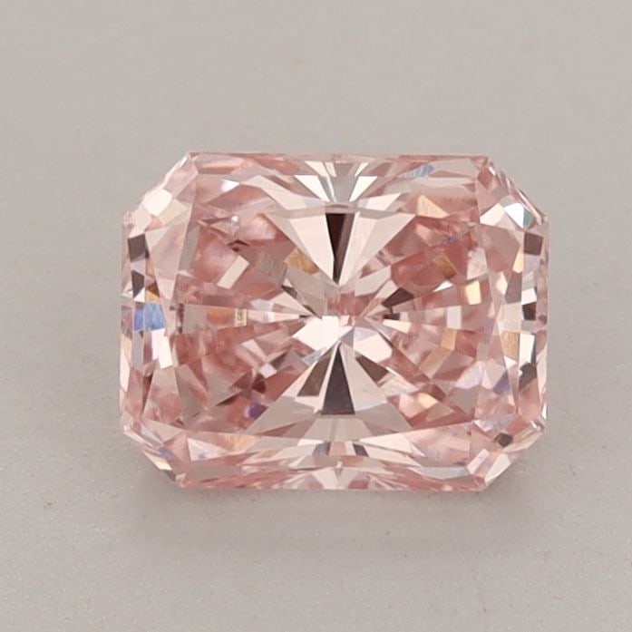 Loose Diamond - RADIANT 0.98ct Fancy Vivid Pink VS1: Loose Diamond - RADIANT 0.98ct Fancy Vivid Pink VS1 Source: This is a real non-mined Diamond that has been grown in a lab Shape: RADIANT Carats: 0.98 Color: Fancy Vivid Pink Certification: IGI Video: