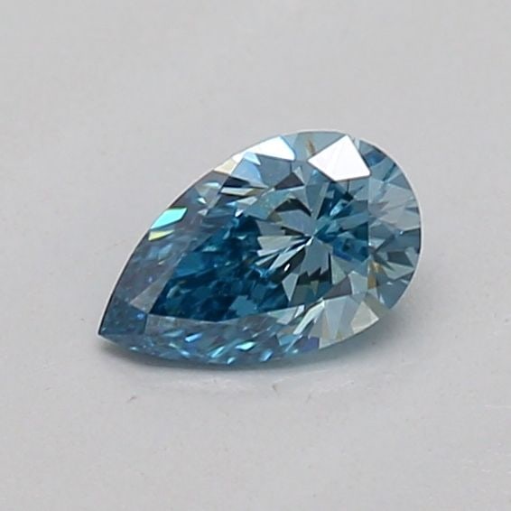 Loose Diamond - PEAR 0.19ct Fancy Vivid Blue VS1: Loose Diamond - PEAR 0.19ct Fancy Vivid Blue VS1 Source: This is a real non-mined Diamond that has been grown in a lab Shape: PEAR Carats: 0.19 Color: Fancy Vivid Blue Certification: IGI Video: