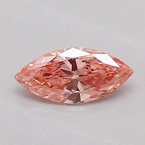 Loose Diamond - MARQUISE 0.18ct Fancy Intense Brownish Pink VS1: Loose Diamond - MARQUISE 0.18ct Fancy Intense Brownish Pink VS1 Source: This is a real non-mined Diamond that has been grown in a lab Shape: MARQUISE Carats: 0.18 Color: Fancy Intense Brownish Pink Ce