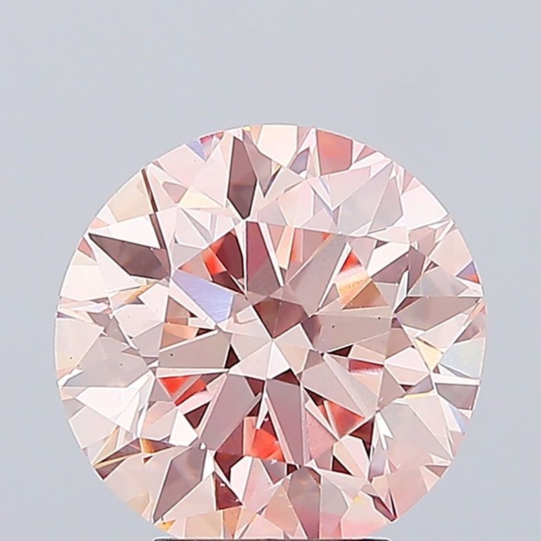Loose Diamond - ROUND 4.96ct Fancy Intense Pink VS2: Loose Diamond - ROUND 4.96ct Fancy Intense Pink VS2 Source: This is a real non-mined Diamond that has been grown in a lab Shape: ROUND Carats: 4.96 Color: Fancy Intense Pink Certification: IGI Video: