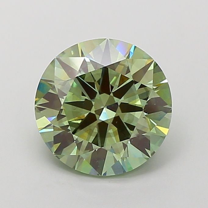 Ideal Loose Diamond - ROUND 4.5ct Fancy Vivid Green SI1: Ideal Loose Diamond - ROUND 4.5ct Fancy Vivid Green SI1 Source: This is a real non-mined Diamond that has been grown in a lab Shape: ROUND Carats: 4.5 Color: Fancy Vivid Green Certification: IGI Video