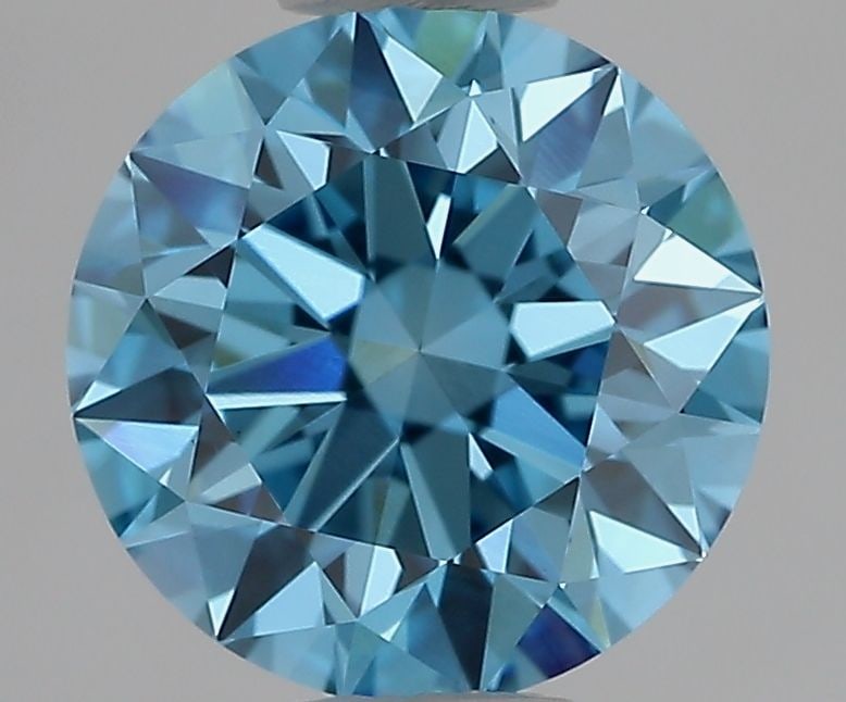 Ideal Loose Diamond - ROUND 1.53ct Fancy Vivid Blue VS1: Ideal Loose Diamond - ROUND 1.53ct Fancy Vivid Blue VS1 Source: This is a real non-mined Diamond that has been grown in a lab Shape: ROUND Carats: 1.53 Color: Fancy Vivid Blue Certification: IGI Video