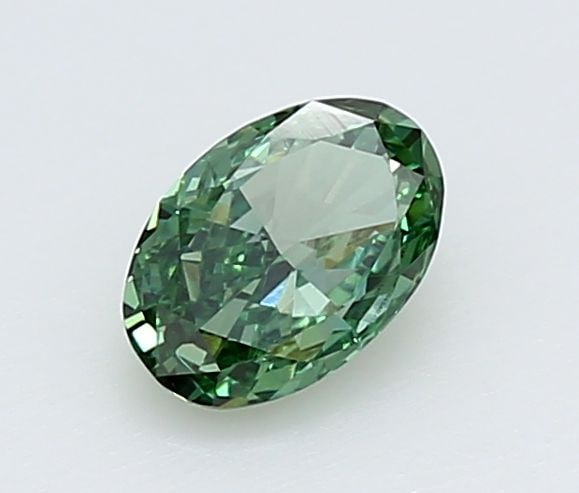 Loose Diamond - OVAL 0.39ct Fancy Vivid Green VS1: Loose Diamond - OVAL 0.39ct Fancy Vivid Green VS1 Source: This is a real non-mined Diamond that has been grown in a lab Shape: OVAL Carats: 0.39 Color: Fancy Vivid Green Certification: IGI Video:
