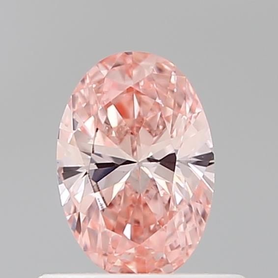 Loose Diamond - OVAL 0.53ct Fancy Vivid Pink VVS2: Loose Diamond - OVAL 0.53ct Fancy Vivid Pink VVS2 Source: This is a real non-mined Diamond that has been grown in a lab Shape: OVAL Carats: 0.53 Color: Fancy Vivid Pink Certification: IGI Video: