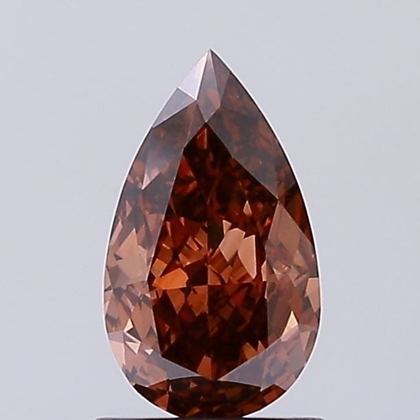 Loose Diamond - PEAR 1.06ct Fancy Deep Brown VS1: Loose Diamond - PEAR 1.06ct Fancy Deep Brown VS1 Source: This is a real non-mined Diamond that has been grown in a lab Shape: PEAR Carats: 1.06 Color: Fancy Deep Brown Certification: IGI Video: