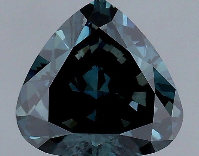 Loose Diamond - PEAR 1.3ct Fancy Deep Green Blue SI1: Loose Diamond - PEAR 1.3ct Fancy Deep Green Blue SI1 Source: This is a real non-mined Diamond that has been grown in a lab Shape: PEAR Carats: 1.3 Color: Fancy Deep Green Blue Certification: IGI Video