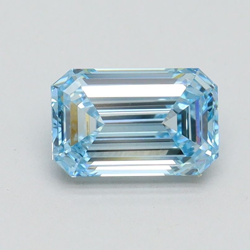 Loose Diamond - EMERALD 1.04ct Fancy Intense Blue VVS2: Loose Diamond - EMERALD 1.04ct Fancy Intense Blue VVS2 Source: This is a real non-mined Diamond that has been grown in a lab Shape: EMERALD Carats: 1.04 Color: Fancy Intense Blue Certification: IGI Vi